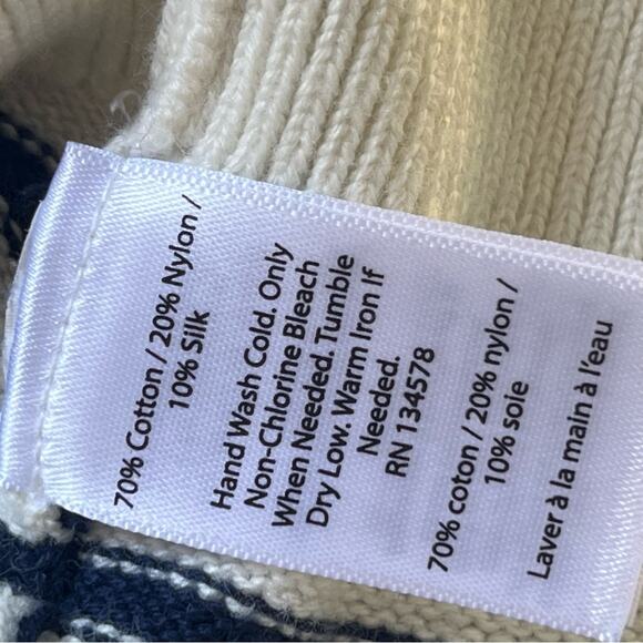 Vineyard Vines Striped Breton Bell Sleeve Nautical Sweater Size S Coastal Preppy - Picture 9 of 9